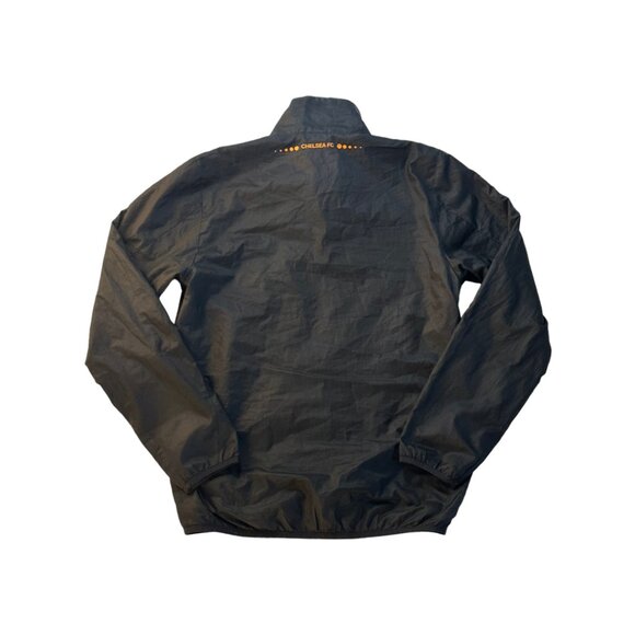 Chelsea FC Adidas Black Jacket Jogger Size: Small w/ Orange Accents - Picture 3 of 7